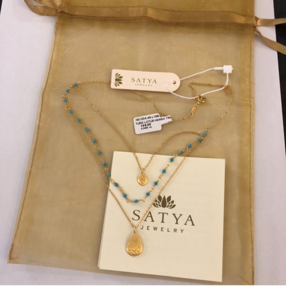 NWT Turquoise Thrive Necklace ($149 at Satya)